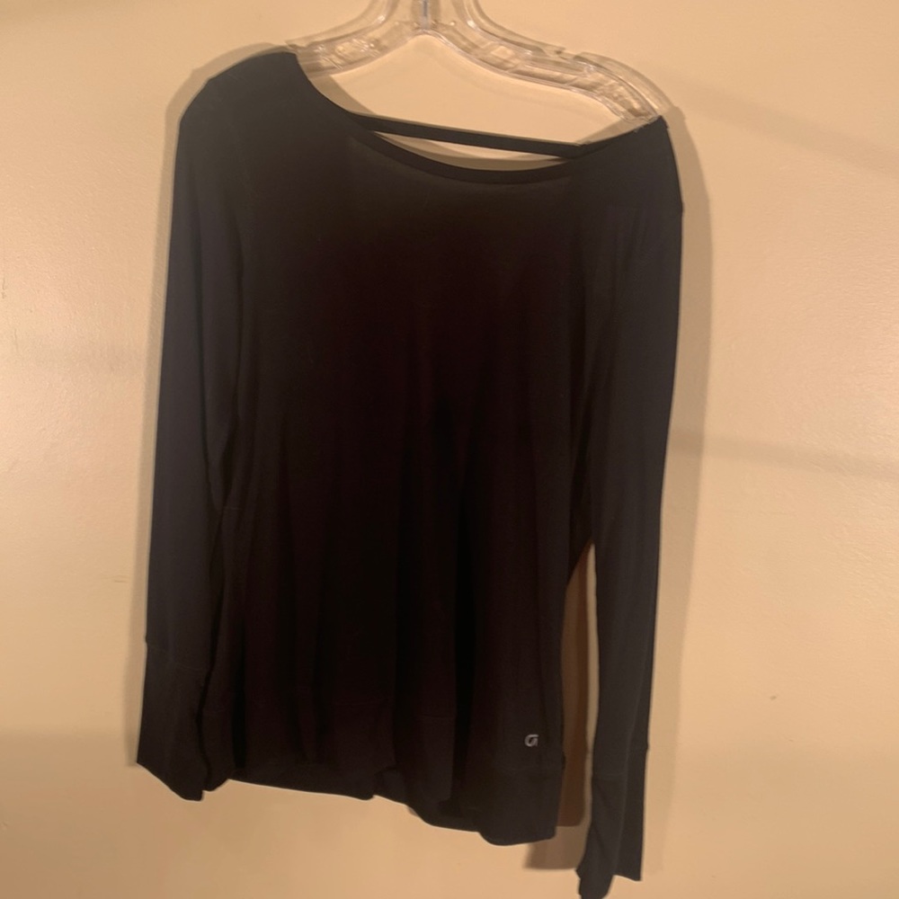 Gap factory gap fit open back long sleeve shirt